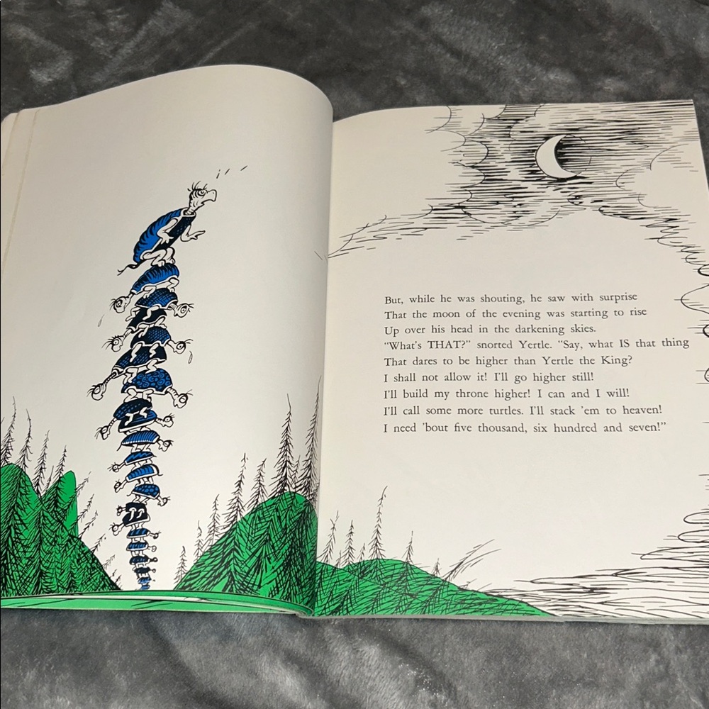 1986 Edition Yertle the Turtle and Other Stories by Dr. Seuss Paperback Edition - Picture 5 of 11